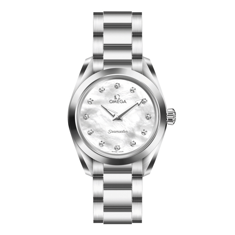 Omega Seamaster Aqua Terra 150m Quartz Stainless Steel 28mm Women's ...