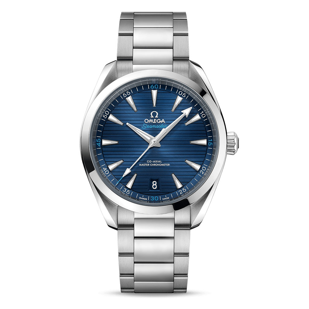 Omega Seamaster Aqua Terra 150m Co-Axial Master Chronometer 41mm Men's Watch, Blue Dial