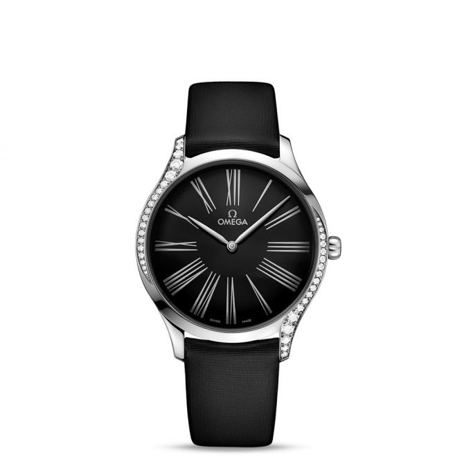 Omega De Ville Tresor 39mm Women's Watch, Black Dial