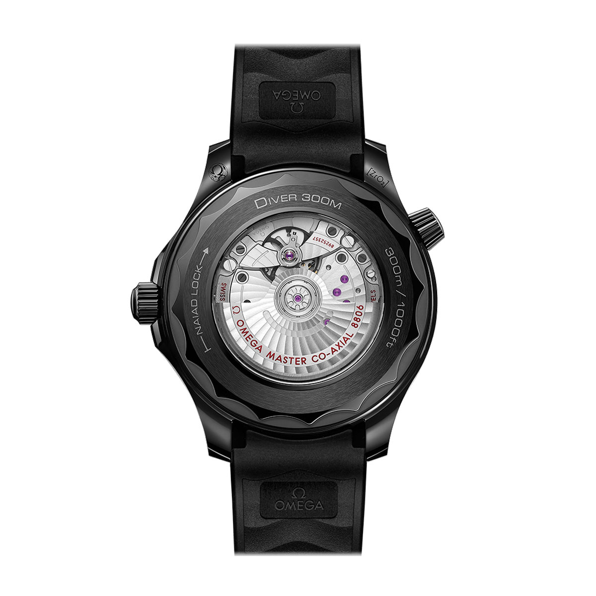 Omega Seamaster Diver 300m Co-Axial Master Chronometer 43.5mm Men's Watch, Black Dial