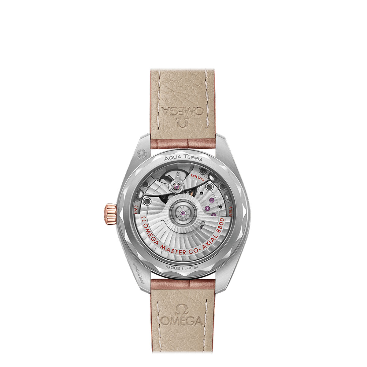 Omega Seamaster Aqua Terra 150m Master Chronometer 34mm Watch, Nude Wave Dial