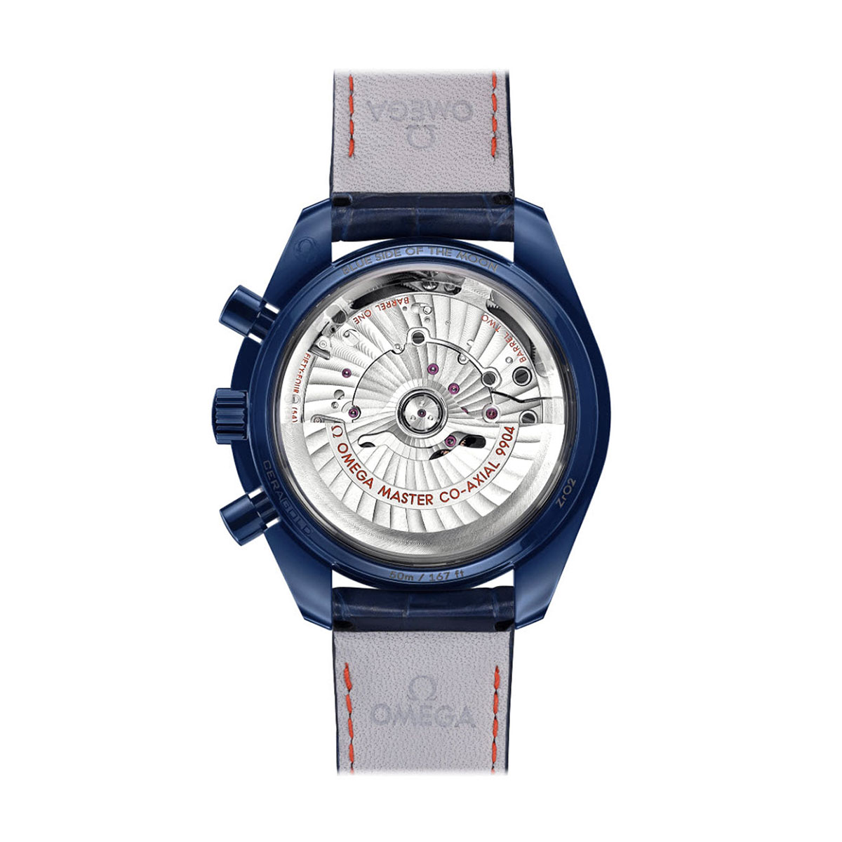 Omega Speedmaster Moonphase Co-Axial Master Chronometer Moonphase Chronograph 44.25mm Watch, Blue Di