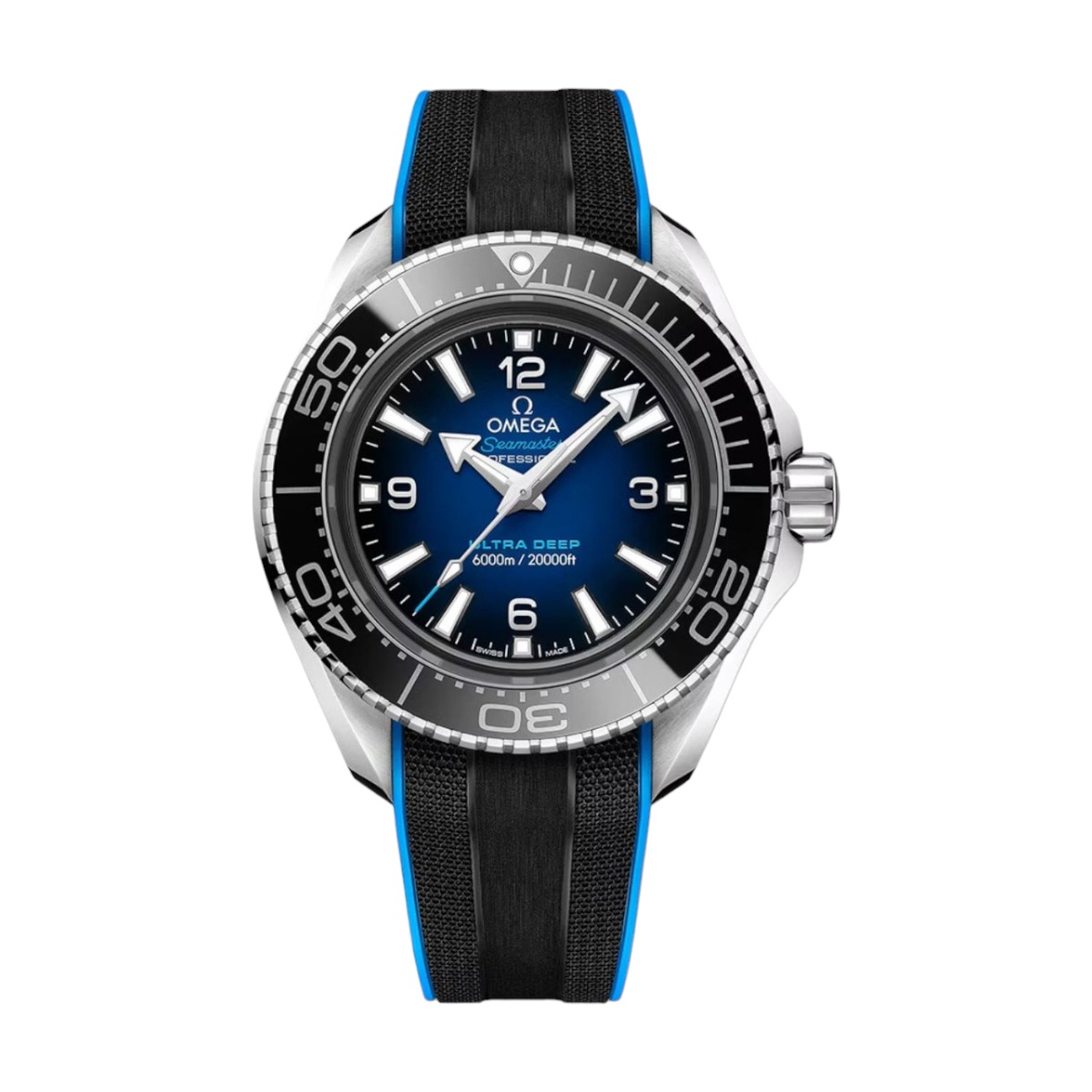 Omega Seamaster Planet Ocean 6000m Co-Axial Master Chronometer 45.5mm Men's Watch, Blue Dial