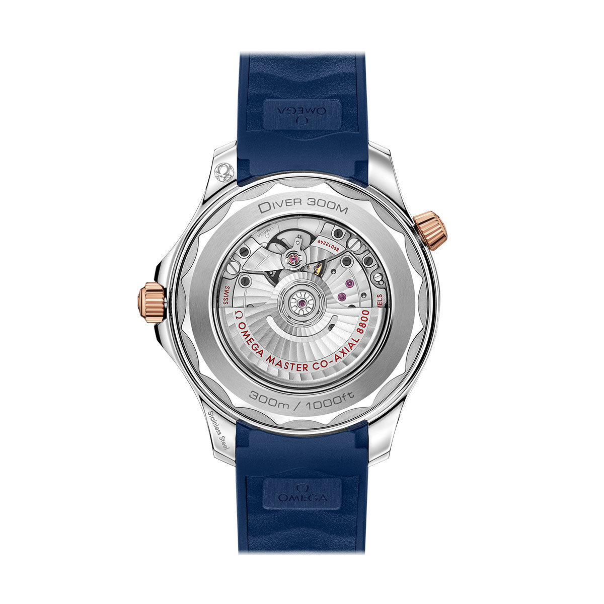 Omega Seamaster Diver 300m Co-Axial Master Chronometer 42mm Watch, Blue Ceramic Dial