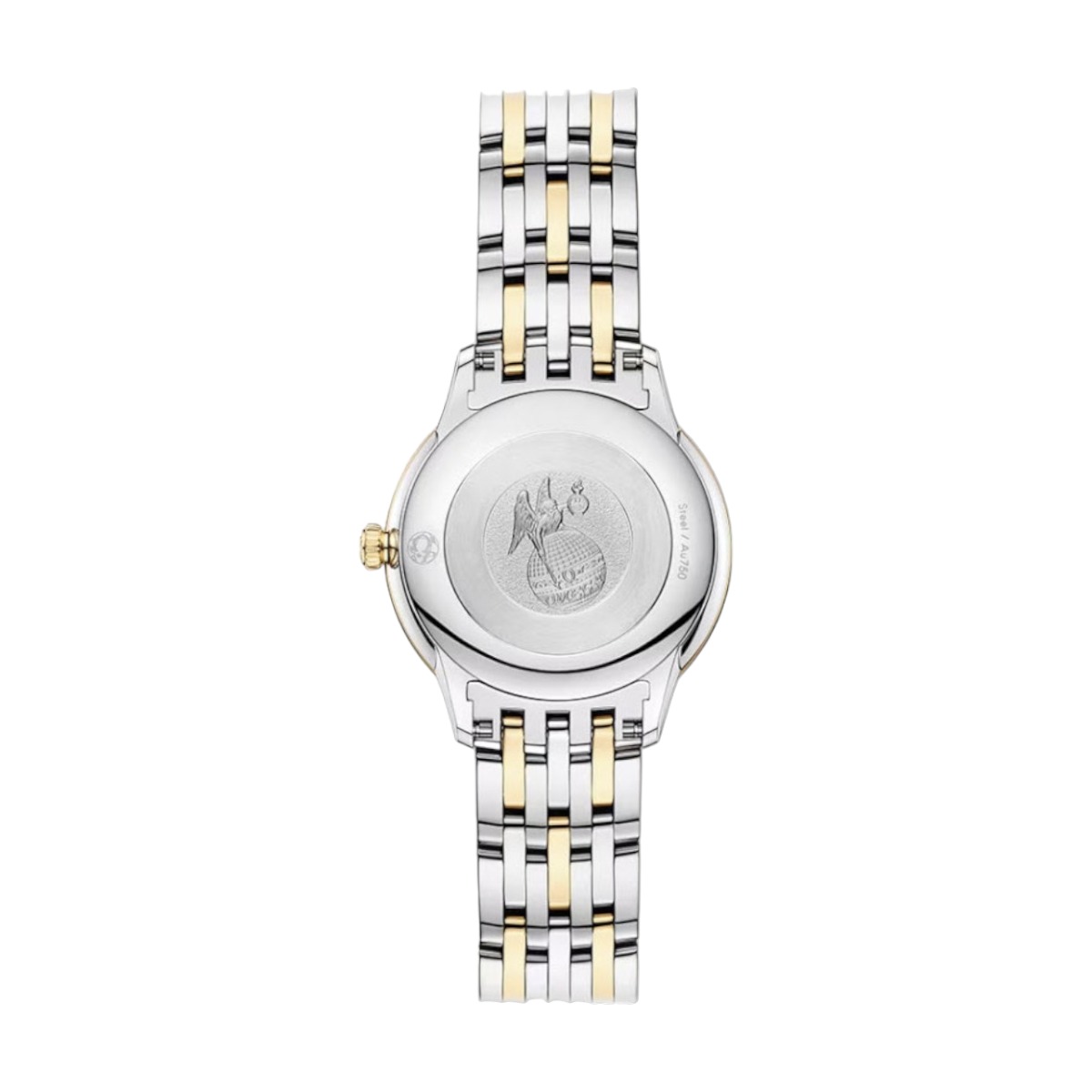 Omega De Ville Prestige Quartz 27.5mm Women's Watch, White Mother of Pearl Dial