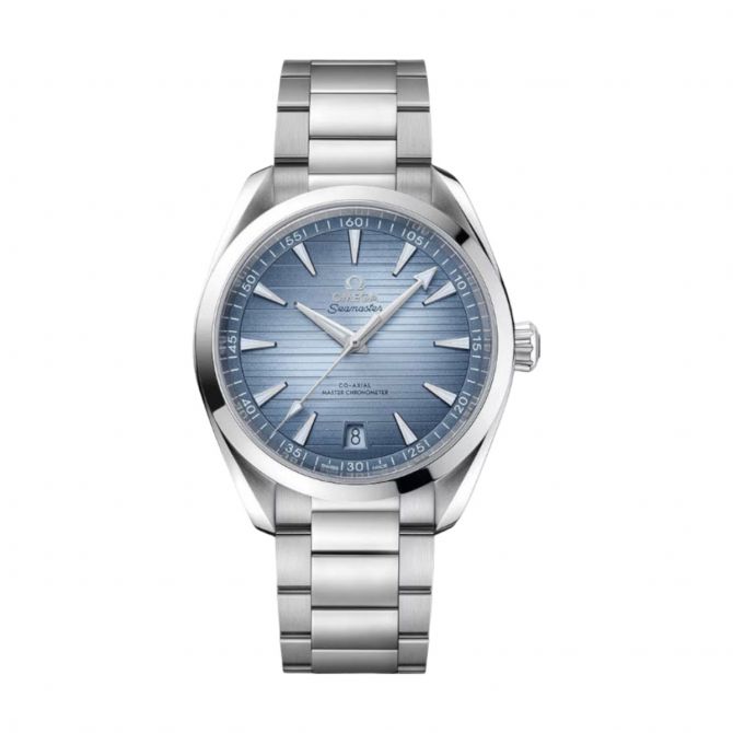 Omega Seamaster Aqua Terra 150m Co Axial Master Chronometer 41mm Men s Watch Blue Dial O22010412103005 Borsheims