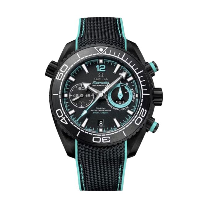 Omega Seamaster Planet Ocean 600m Co-Axial Master Chronometer Chronograph 45.5mm Watch, Black Dial