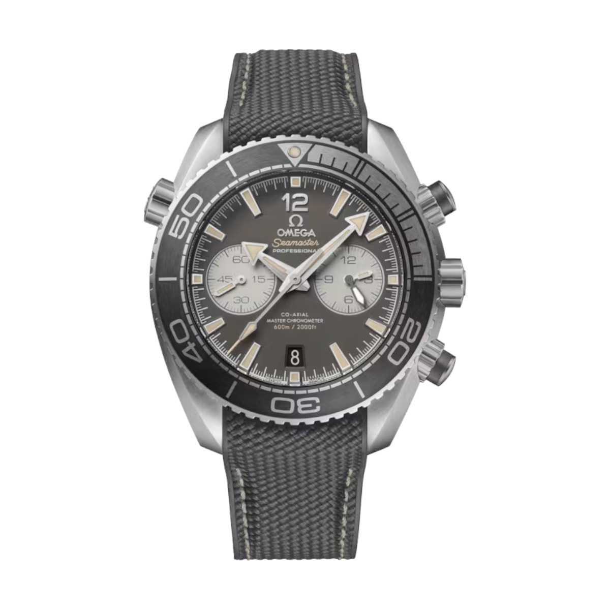Omega Seamaster Planet Ocean 600m 45.5mm Men's Watch, Grey Dial