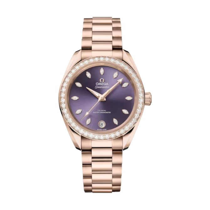 Omega Seamaster Aqua Terra Shades 38mm Women's Watch, Lavender Dial