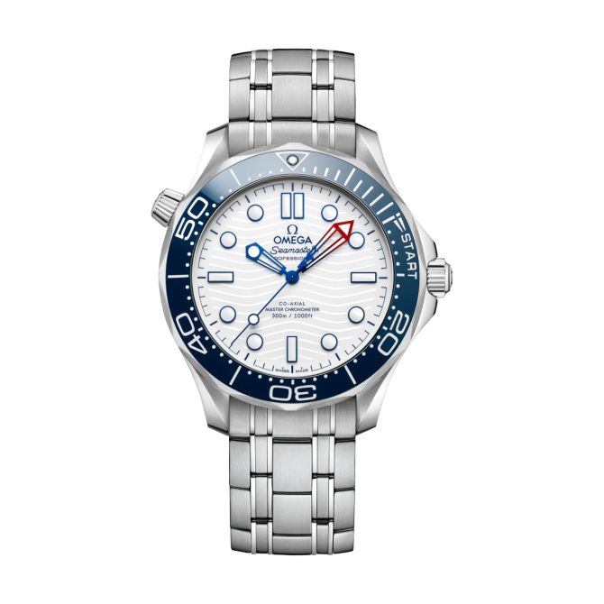 Omega Seamaster Diver 300m 42mm Men's Watch, White Dial