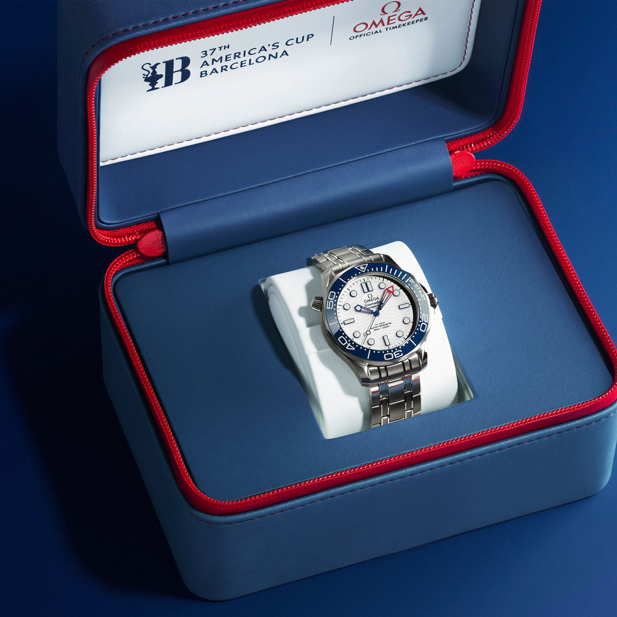 Omega Seamaster Diver 300m 42mm Men's Watch, White Dial