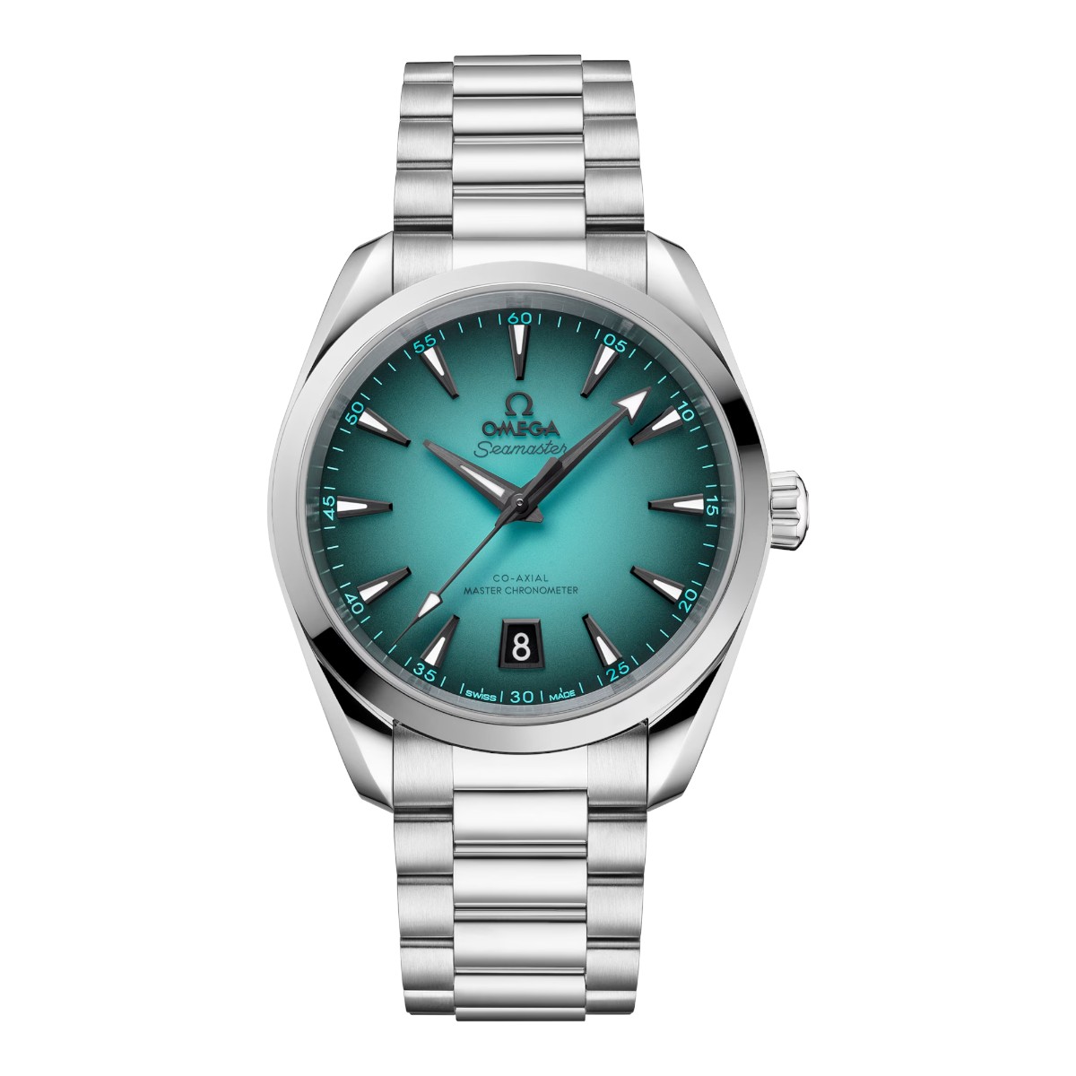 Omega Seamaster Aqua Terra 150m 38mm Men's Watch, Turquoise Dial