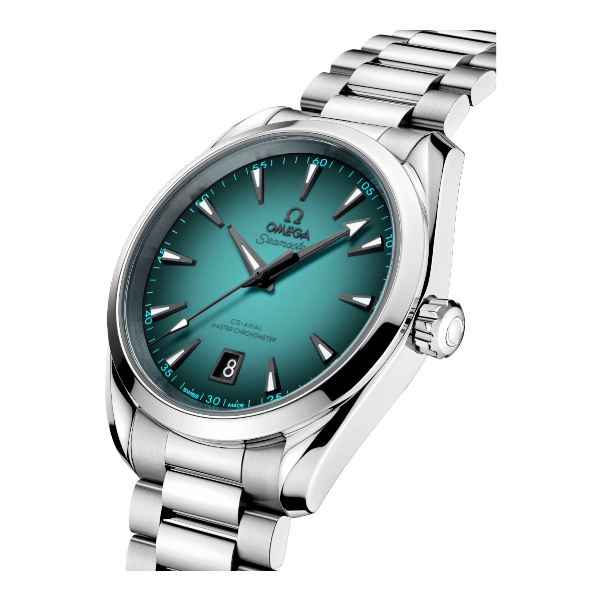 Omega Seamaster Aqua Terra 150m 38mm Men's Watch, Turquoise Dial