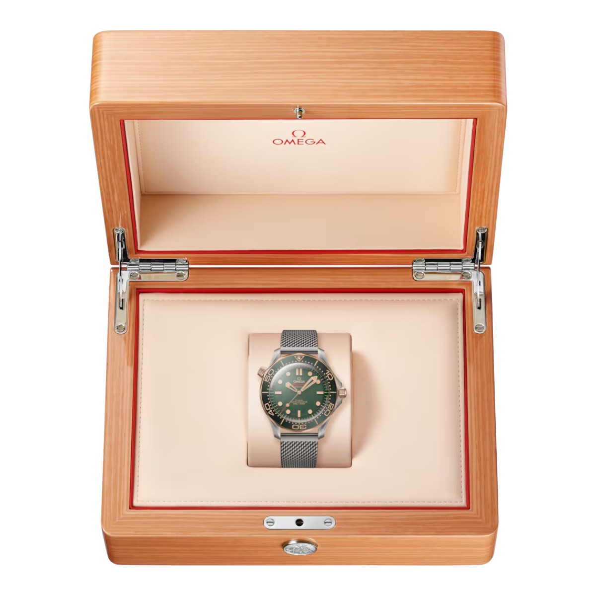 Omega Seamaster Diver 300M 42mm Green Men's Watch, Steel Band