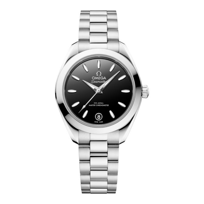 Omega Seamaster Aqua Terra 150m 30mm Women's Watch, Black Dial