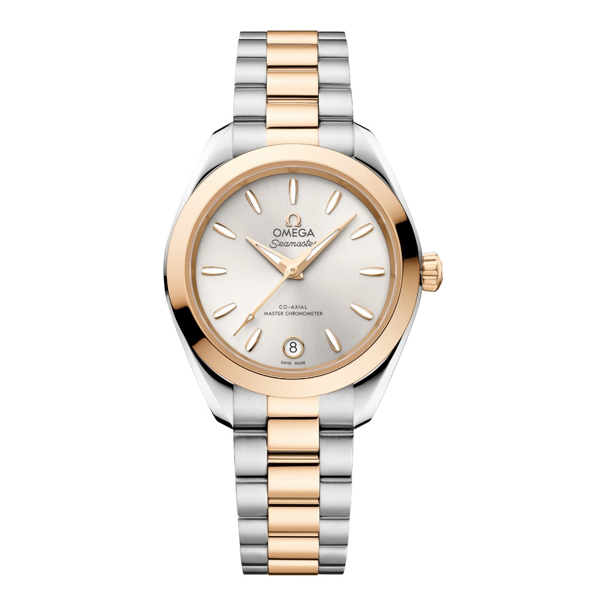 Omega Seamaster Aqua Terra 150m 30mm Women's Watch, Silver Dial