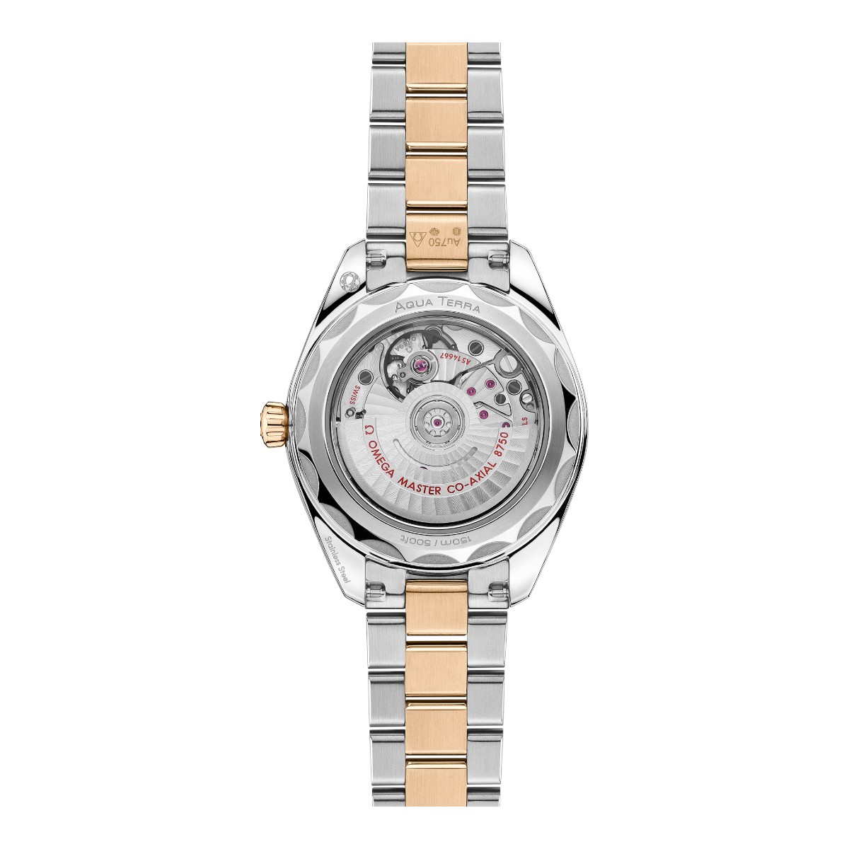 Omega Seamaster Aqua Terra 150m 30mm Women's Watch, White Diamond Dial