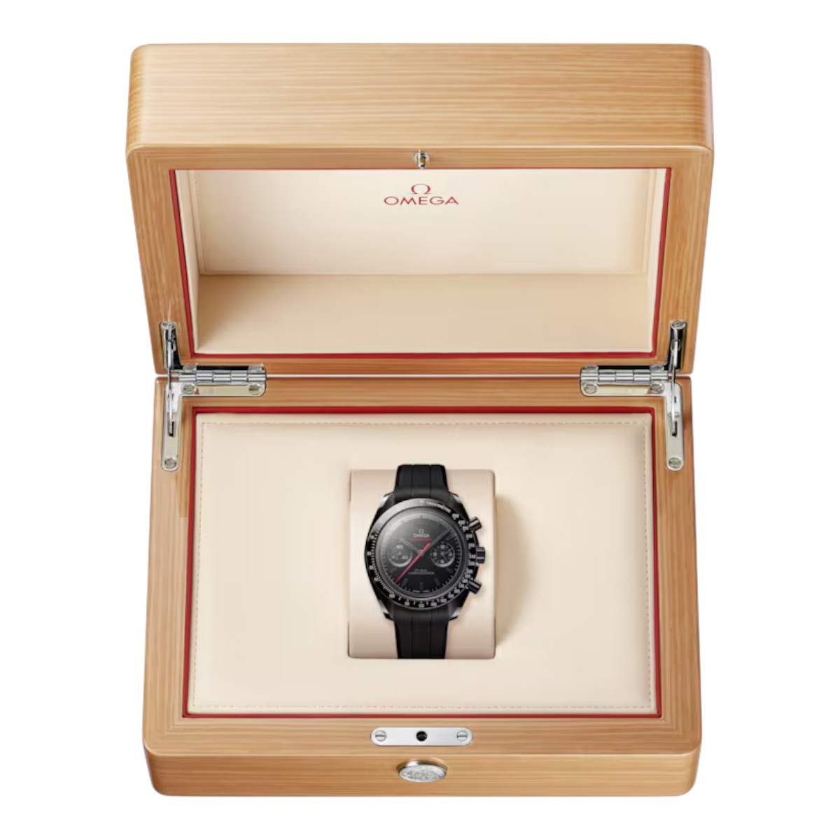 Omega Speedmaster Dark Side Of The Moon 44.25mm Men's Watch, Black Dial and Rubber Strap