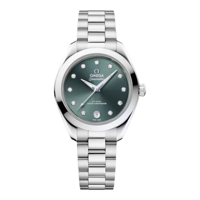 Omega Seamaster Aqua Terra 150m 30mm Women's Watch, Green Dial