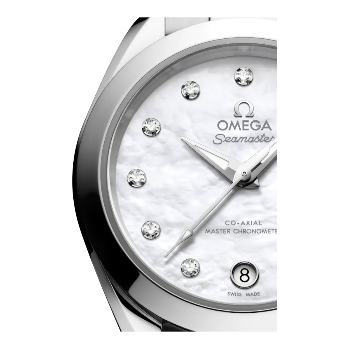 Omega Seamaster Aqua Terra 150m 30mm Women's Watch, Diamond and Mother of Pearl Dial