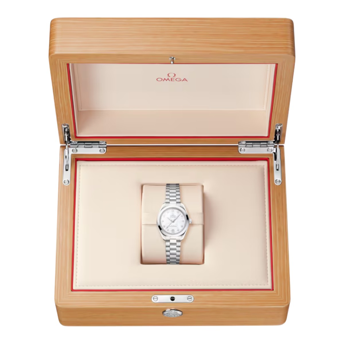 Omega Seamaster Aqua Terra 150m 30mm Women's Watch, Diamond and Mother of Pearl Dial