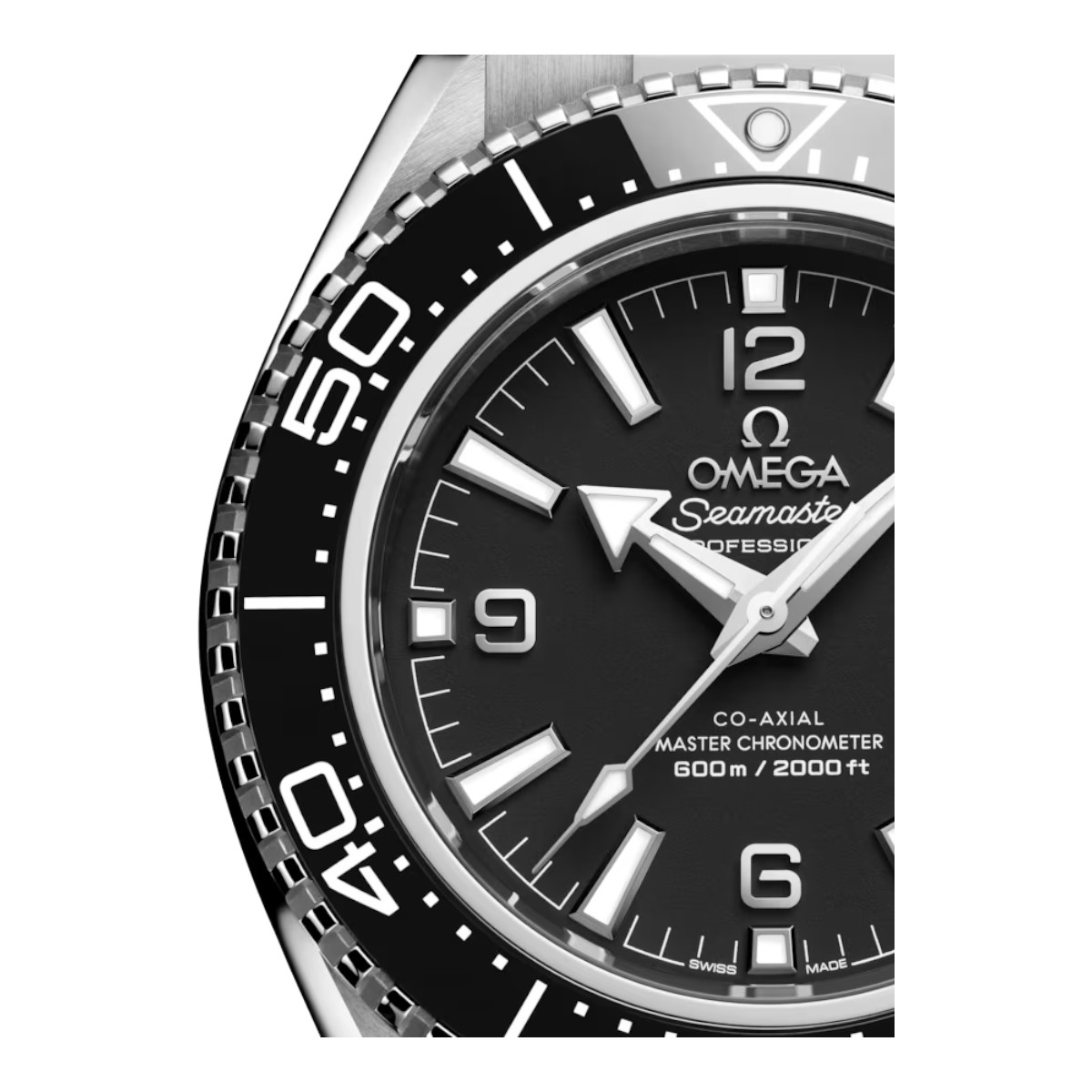 Omega Seamaster Planet Ocean 600m 42mm Men's Watch, Black Dial and Black Rubber Strap
