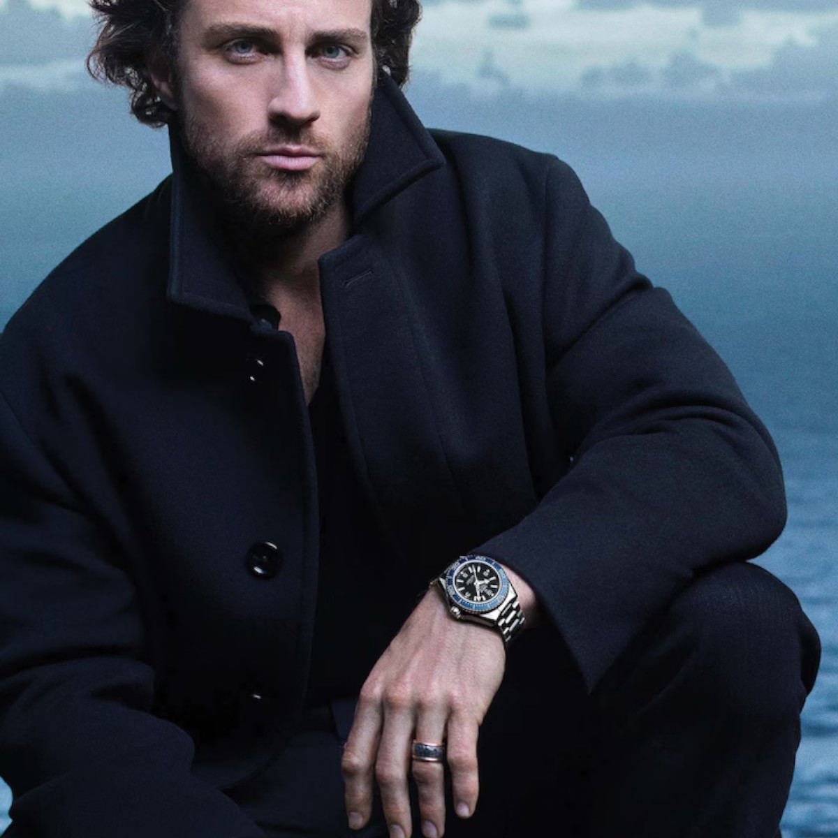 Omega Seamaster Planet Ocean 600M 42mm Men's Watch, Black and Blue Dial