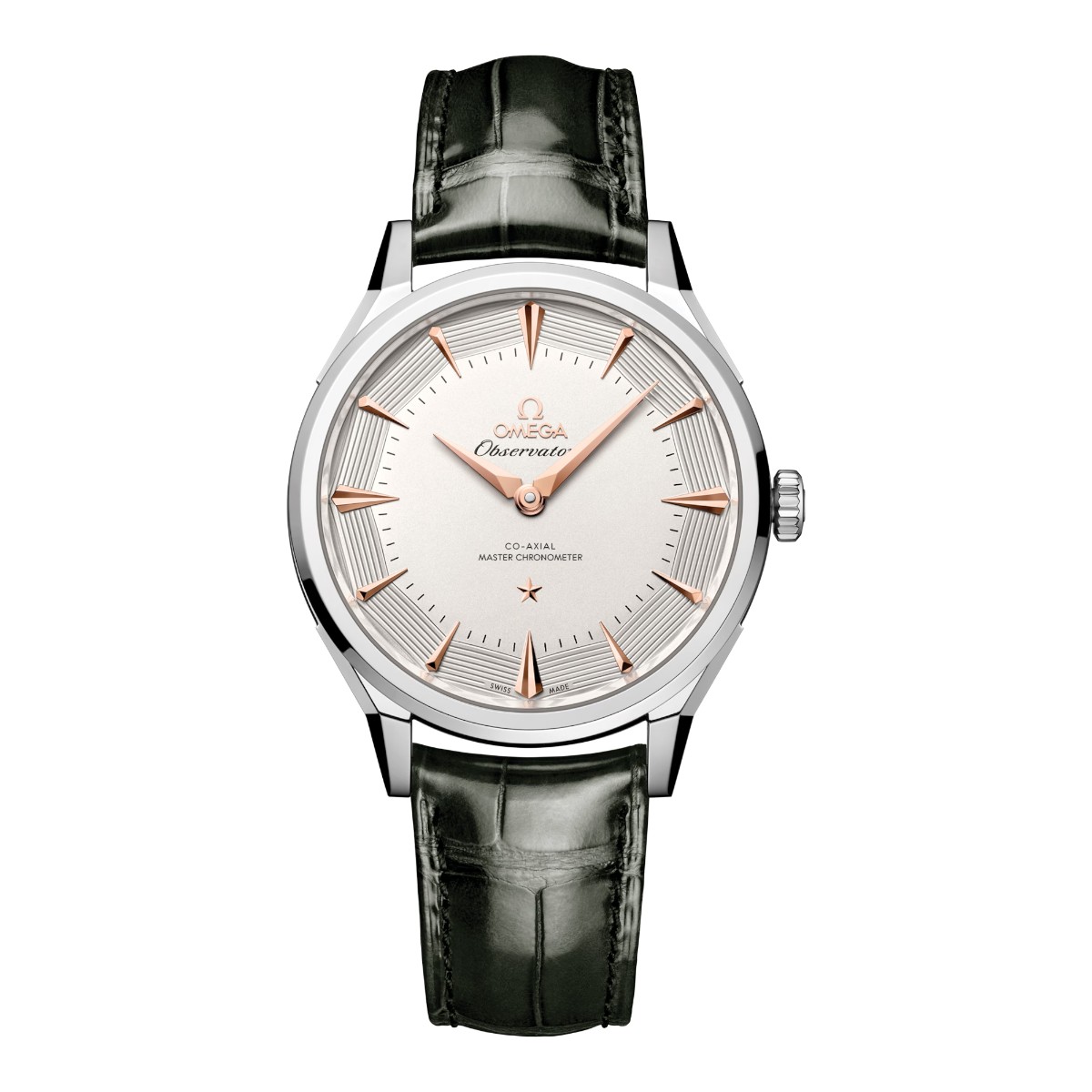 Omega Constellation Observatory 39.4mm Men's Watch, Silver Dial