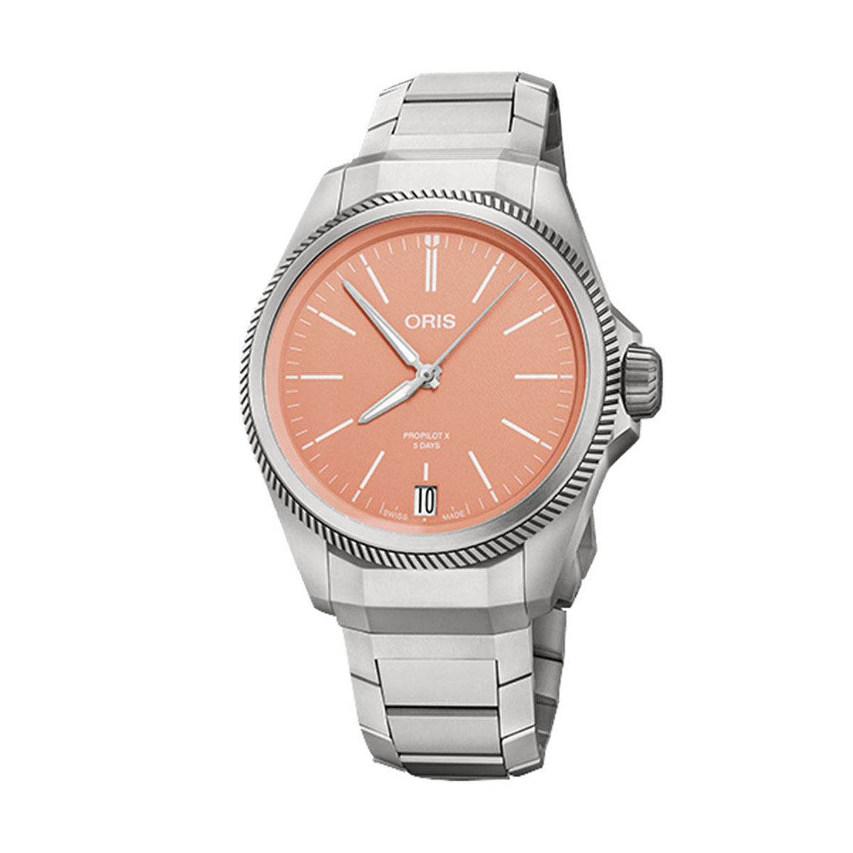 Oris Watches Propilot X Calibre 400 39mm Watch, Red Dial