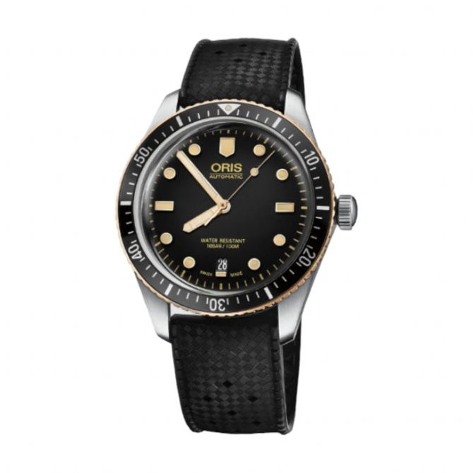Oris Divers Sixty-Five 40mm Men's Watch, Black Dial