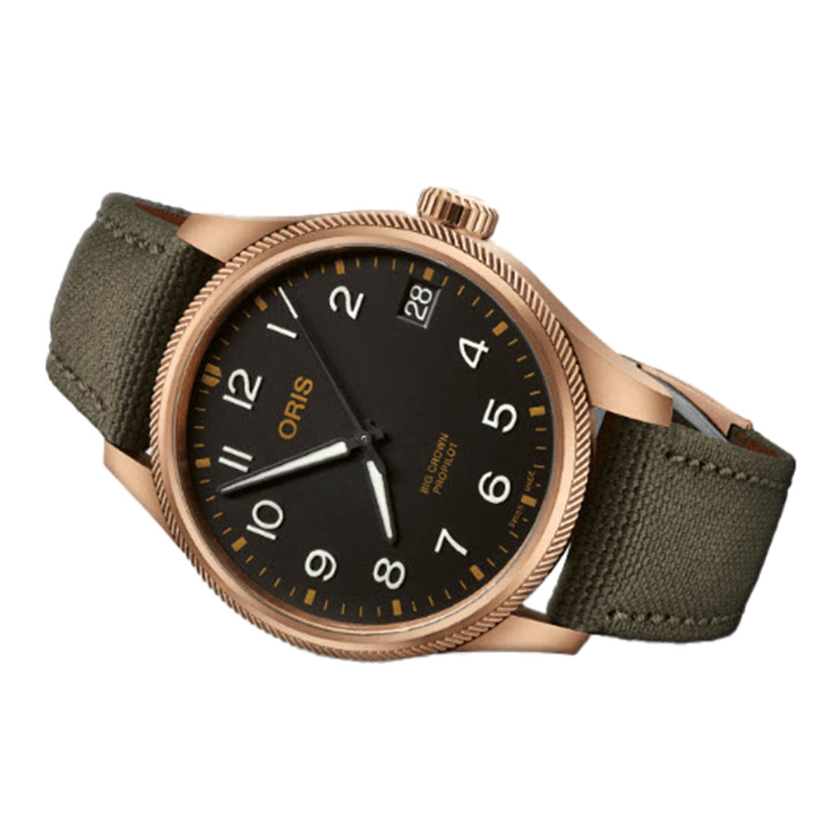Oris Watches Big Crown Propilot Big Date 41mm Watch, Black and White Dial