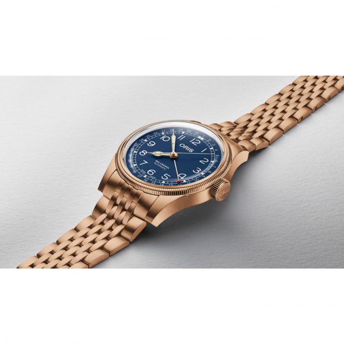 Oris Watches Big Crown Bronze Pointer Date 40mm Watch, Blue Dial