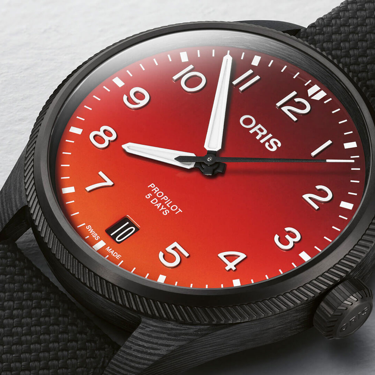 Oris Coulson Limited Edition 41mm Watch, Orange Dial