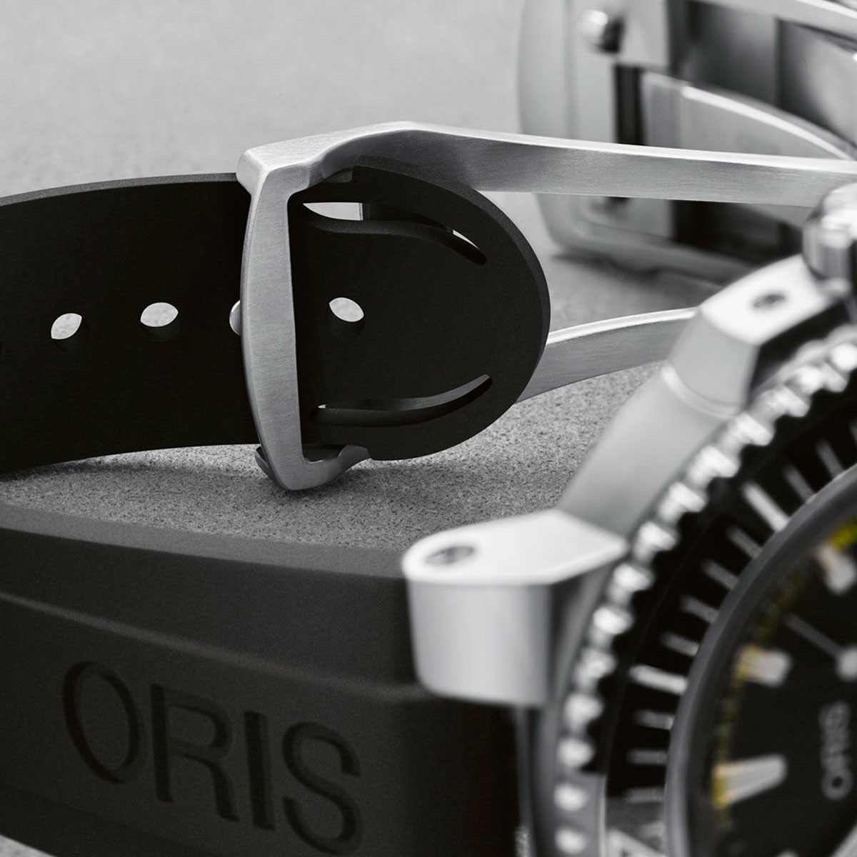 Oris Aquis Depth Gauge 45.80mm Watch, Black and Yellow Dial