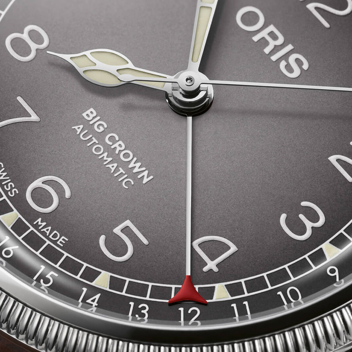 Oris Big Crown x Cervo Volante 38mm Watch, Grey Dial