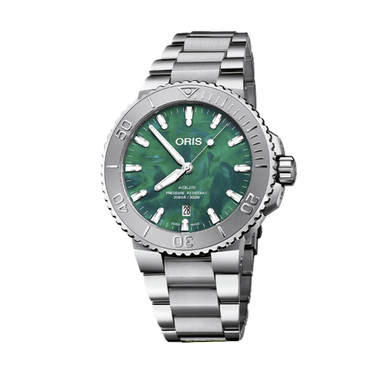 Oris x Bracelet 43.50mm Watch, Green