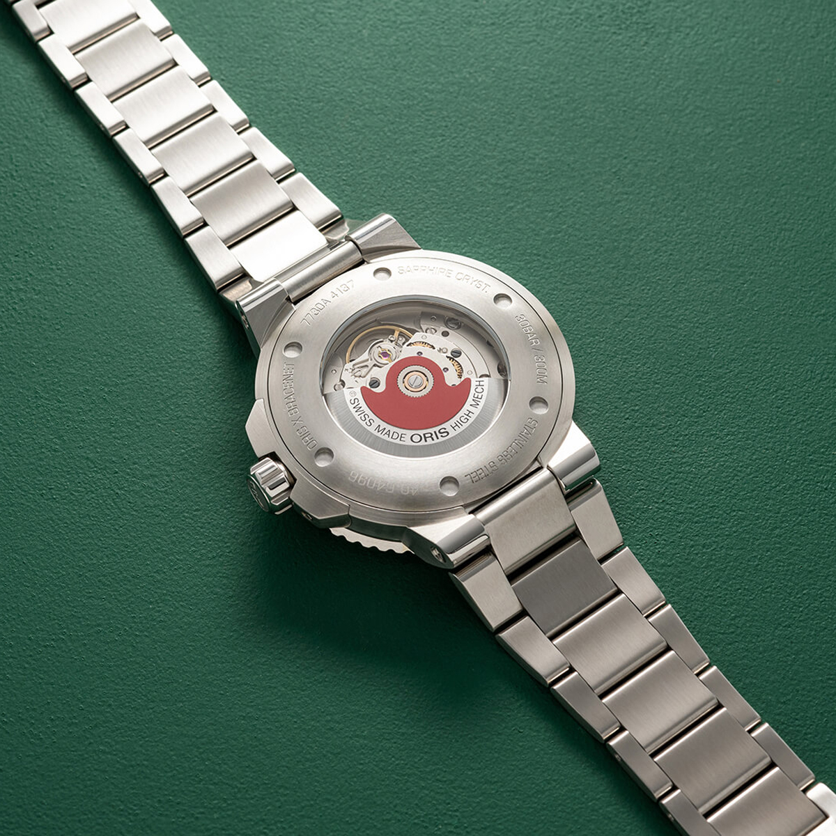 Oris x Bracelet 43.50mm Watch, Green