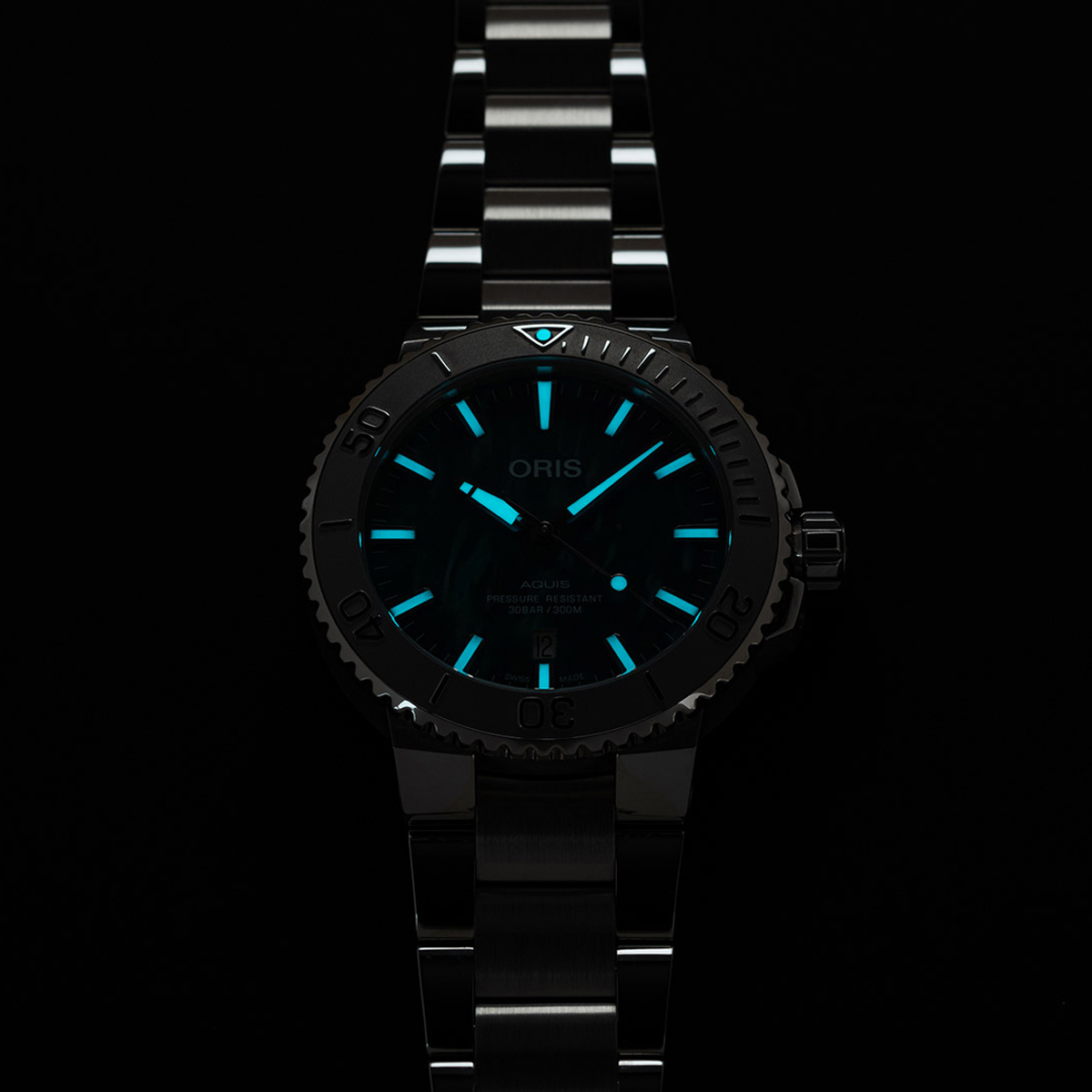 Oris x Bracelet 43.50mm Watch, Green