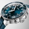 Oris Aquis Small Second Date 45.50mm Watch, Blue Dial