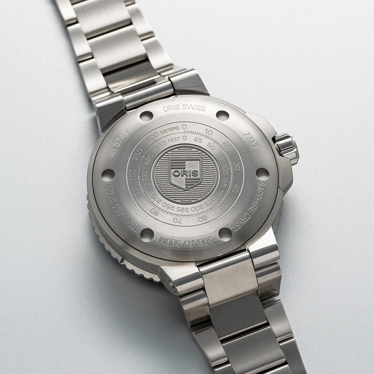 Oris Aquis Small Second Date 45.50mm Watch, Blue Dial