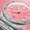 Oris Divers Sixty Five 38mm Watch, Red Pink Dial