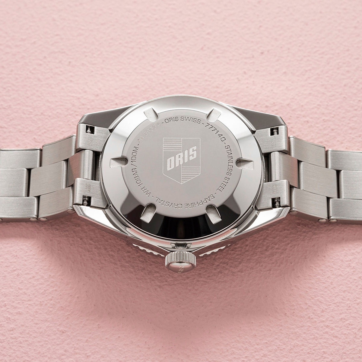 Oris Divers Sixty Five 38mm Watch, Red Pink Dial