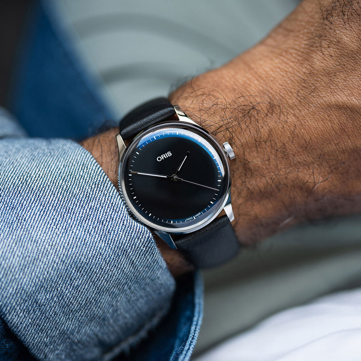 Oris Artelier S 38mm Men's Watch, Black Dial