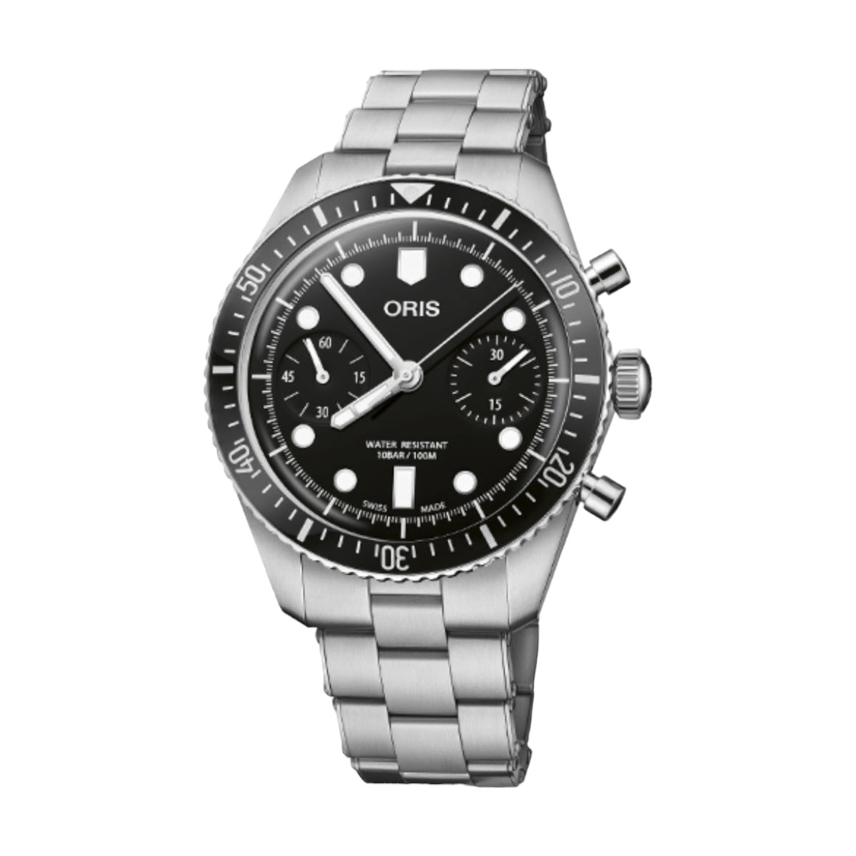 Oris Divers Sixty Five 40mm Chronograph Men's Watch, Black Dial