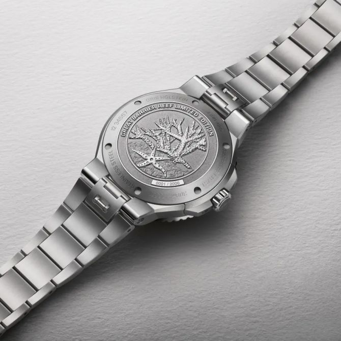 Oris Aquis Great Barrier Reef Limited Edition mm Bracelet