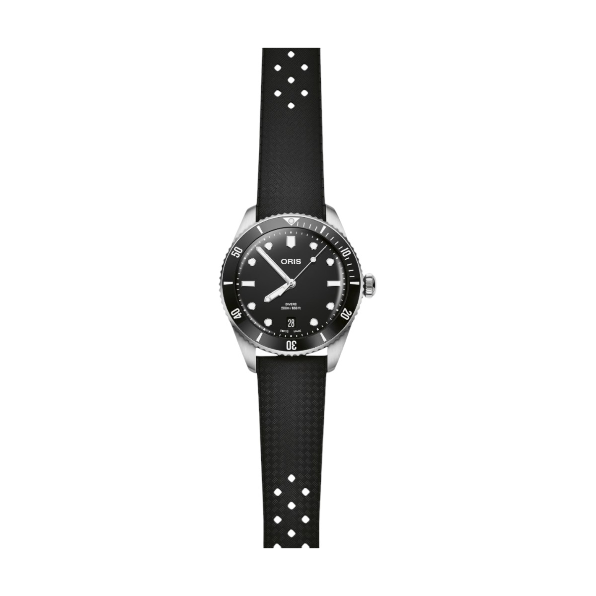 Oris Divers Date 39mm Watch, Black Dial