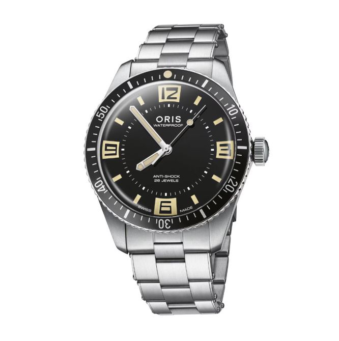 Oris 60th Anniversary Edition Divers 40mm Men's Watch, Black Dial