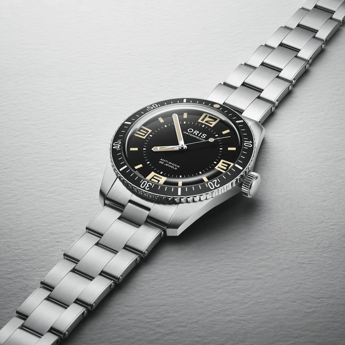 Oris 60th Anniversary Edition Divers 40mm Men's Watch, Black Dial