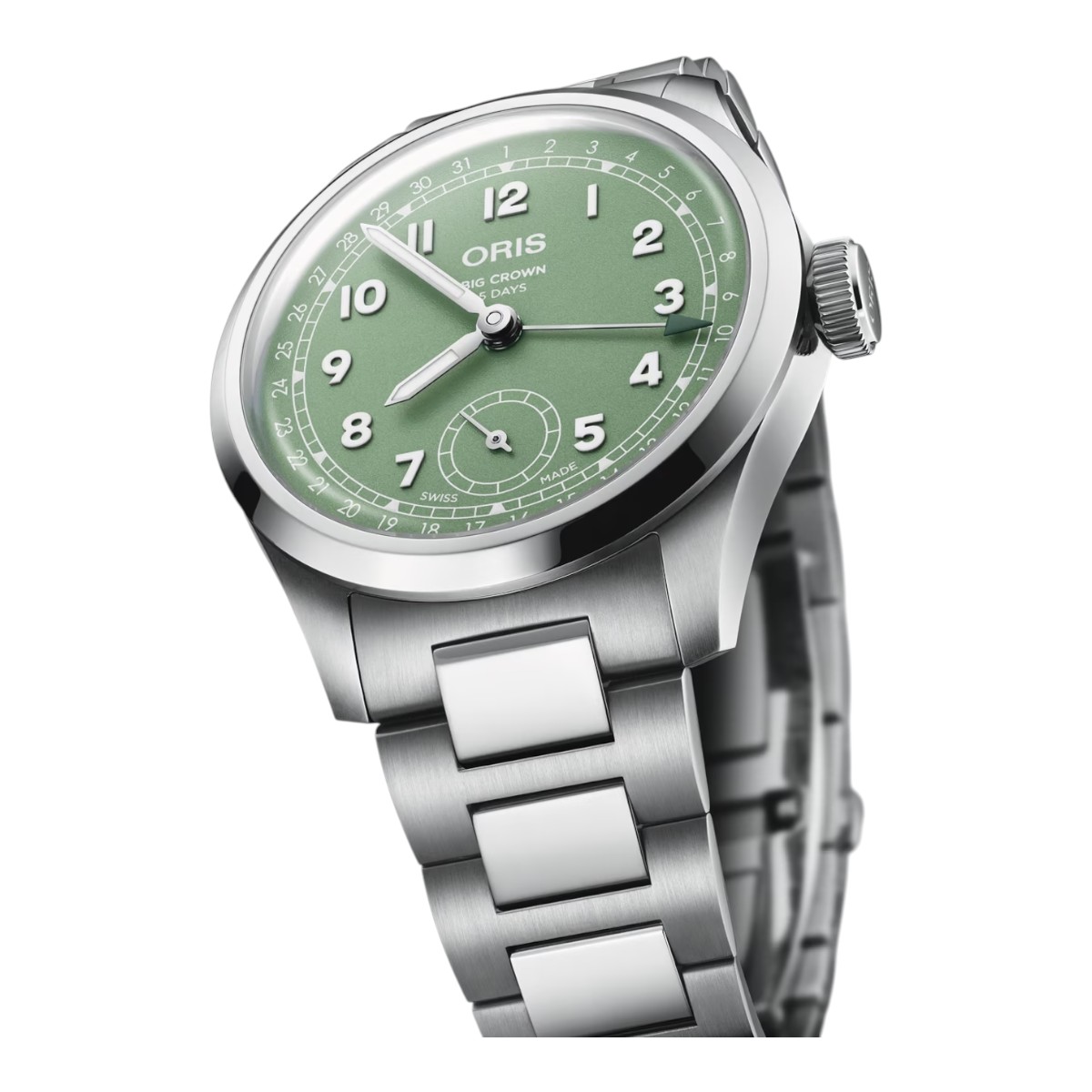 Oris Big Crown Pointer Date Calibre 403 40mm Men's Watch, Green Dial
