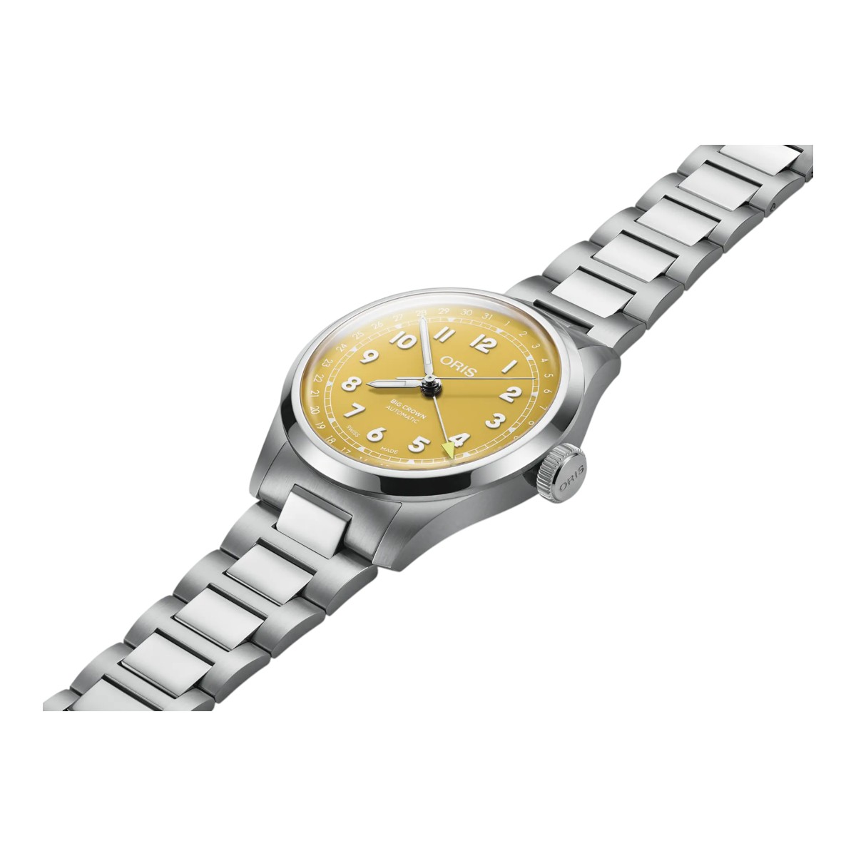 Oris Big Crown Pointer Date 40mm Men's Watch, Yellow Dial